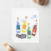 Fizzy Lifting Drink Graphic Notitiekaartje (Voorkant / Achterkant in situ)