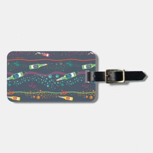 Fizzy Lifting Drink Pattern Bagagelabel (Voorkant horizontaal)