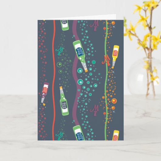 Fizzy Lifting Drink Pattern Kaart (Gele Bloem)