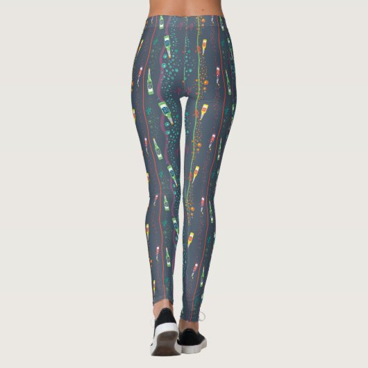 Fizzy Lifting Drink Pattern Leggings (Achterkant)