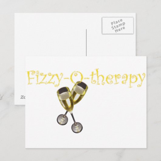 Fizzy-O-therapie Briefkaart (Voorkant / Achterkant)