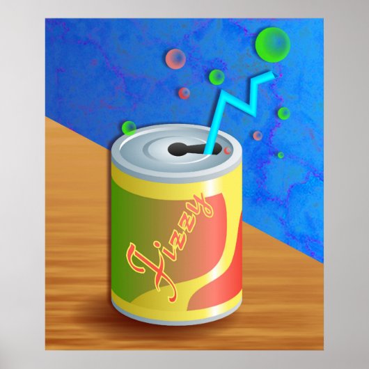 Fizzy Soda Drink Poster (Voorkant)