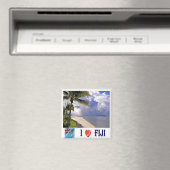FJ007 FIJI I Love, Oceania, Fridge Magneet (Insitu (Vaatwasser))