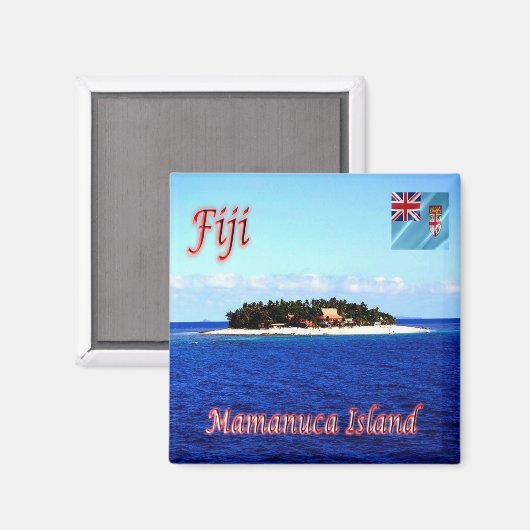 FJ011 FIJI, MAMANUCA ISLAND, Oceanië, Fridge Magneet (Voorkant / Achterkant)