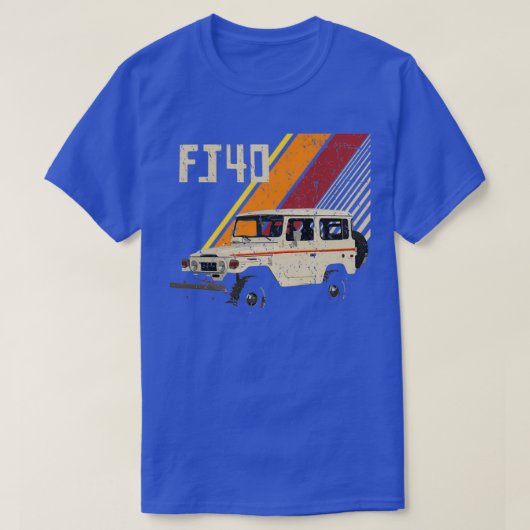 FJ40 Land Cruiser 4WD Truck T-shirt (Design voorkant)