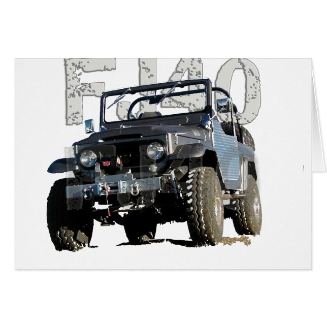 FJ40 Landcruiser Apparel (Voorkant Horizontaal)