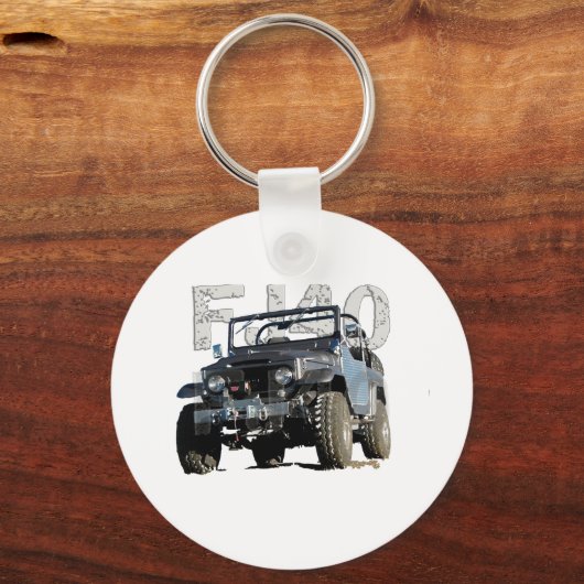 FJ40 Landcruiser Apparel Sleutelhanger (Voorkant)