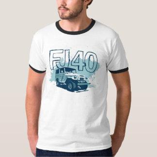 FJ40 Landcruiser Shirt Blauwgroen grafisch Shirt