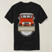 FJ40 rode badge T-shirt (Design voorkant)