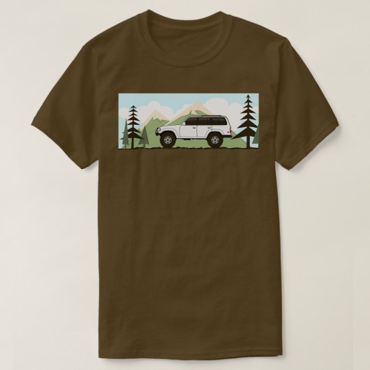 fj80 Land Cruiser retro T-shirt (Design voorkant)