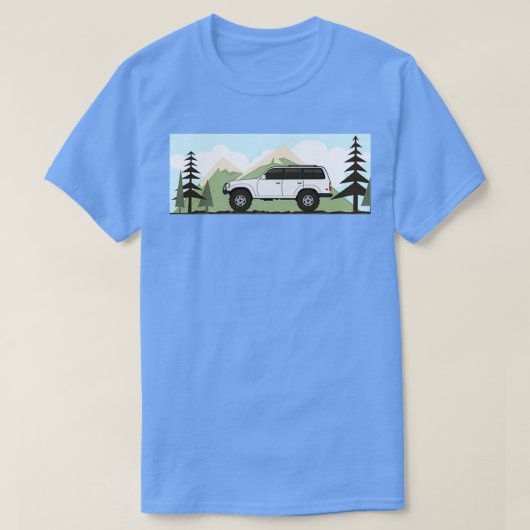 fj80 Land Cruiser retro T-shirt (Design voorkant)