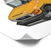 Fj Cruiser cartoon poster (Hoek)