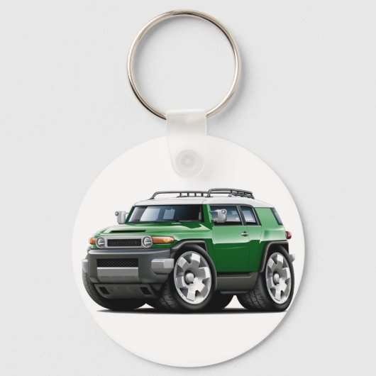 Fj Cruiser Green Car Sleutelhanger (Voorkant)