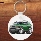 Fj Cruiser Green Car Sleutelhanger (Voorkant)