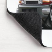 Fj Cruiser Maroon Car Muismat (Hoek)