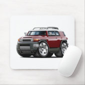 Fj Cruiser Maroon Car Muismat (Met muis)