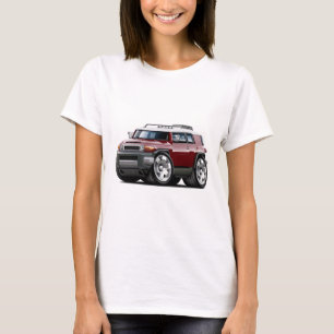Fj Cruiser Maroon Car T-shirt