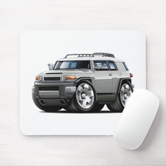 Fj Cruiser Silver Car Muismat (Met muis)