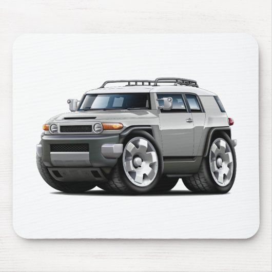 Fj Cruiser Silver Car Muismat (Voorkant)