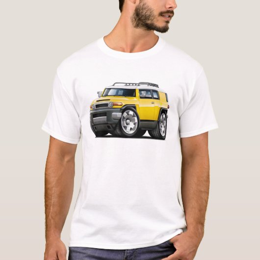 Fj Cruiser Yellow Car T-shirt (Voorkant)