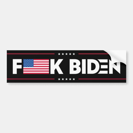 FJB F Biden anti Biden pro Trump 2024 Amerikaanse  Bumpersticker (Voorkant)