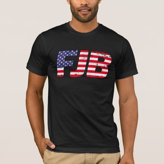 FJB F Biden grappige anti Biden pro troef 2024 T-shirt (Voorkant)