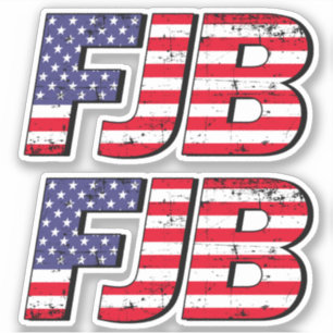 FJB F Biden Grappige anti Biden pro Trump 2024 Sticker