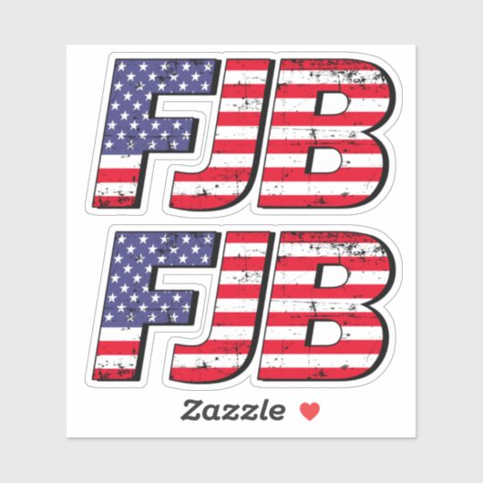 FJB F Biden Grappige anti Biden pro Trump 2024 Sticker (Vel)