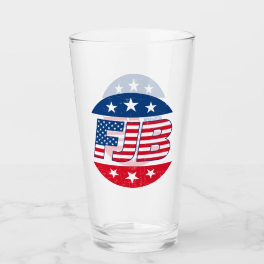 FJB F Biden Pro Trump 2024 Glas (Voorkant)