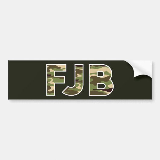 FJB F#ck Joe Biden Bumpersticker (Voorkant)