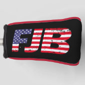 FJB grappige anti joe Biden pro troef 2024 Golfheadcover (Voorkant)