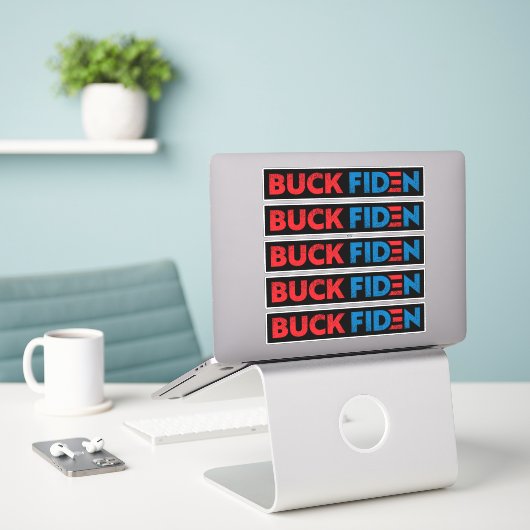 FJB grappige anti-joe Biden pro Trump Sticker (Laptop op bureau)