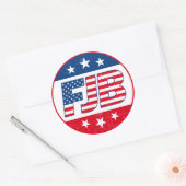 FJB grappige anti joe Biden Trump 2024 verkiezing Ronde Sticker (Envelop)