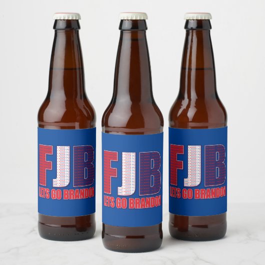 FJB Laten we Brandon gaan Bier Etiket (Flessen)