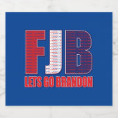 FJB Laten we Brandon gaan Bier Etiket (Enkel label)