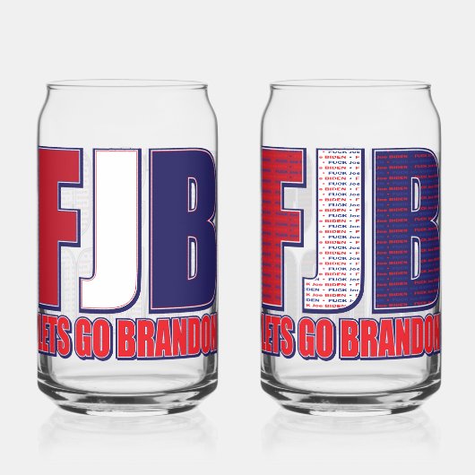 FJB Lets GO Brandon Blikvorm Glas (Voorkant)
