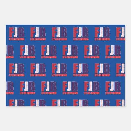 FJB - Lets Go Brandon Inpakpapier Vel (Voorkant 3)