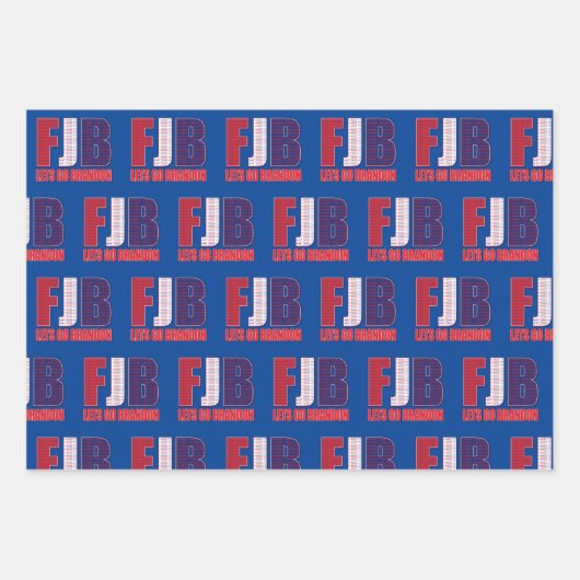 FJB - Lets Go Brandon Inpakpapier Vel (Voorkant 2)