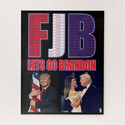 FJB - Lets Go Brandon Legpuzzel (Verticaal)