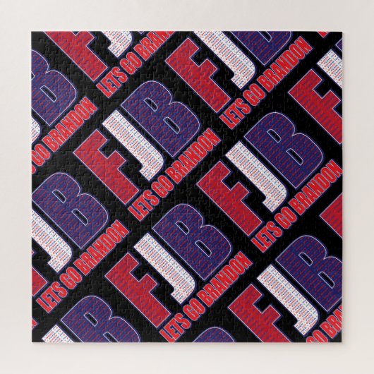 FJB Lets Go Brandon Legpuzzel (Verticaal)