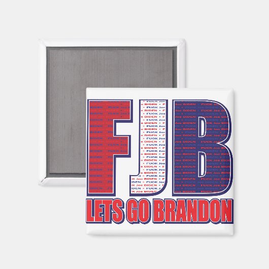 FJB Let's Go Brandon Magneet (Voorkant / Achterkant)