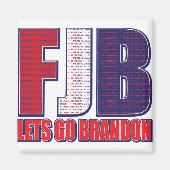 FJB Let's Go Brandon Magneet (Voorkant)