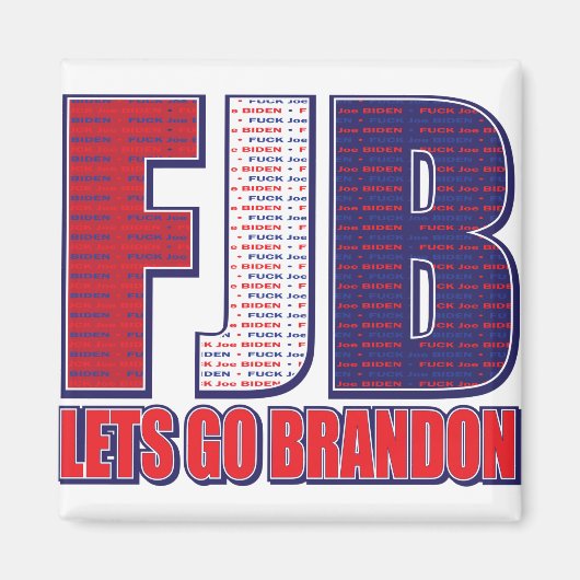 FJB Let's Go Brandon Magneet (Voorkant)