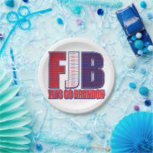 FJB - Lets Go Brandon Papieren Bordje (Feest)