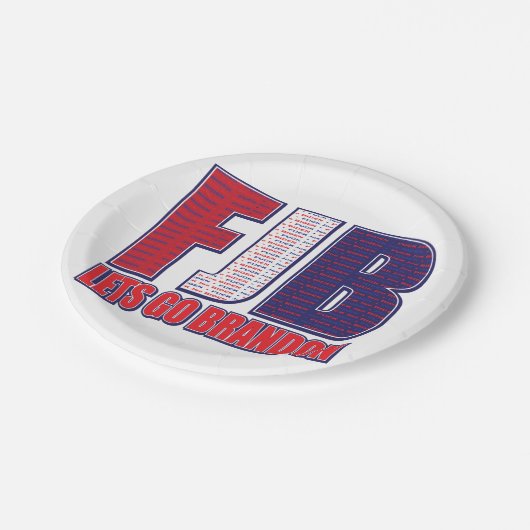 FJB - Lets Go Brandon Papieren Bordje (Gekanteld)