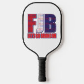 FJB Lets Go Brandon Pickleball Paddle (Voorkant)