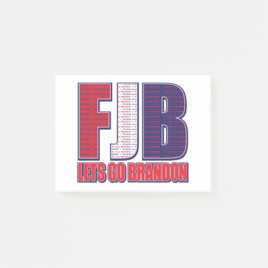 FJB—Lets-Go-Brandon Post-it® Notes (Voorkant)