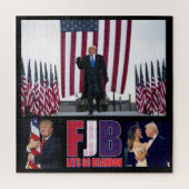 FJB - Lets Go Brandon - President Trump Legpuzzel (Verticaal)