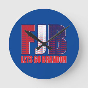 FJB, Lets Go Brandon Ronde Klok