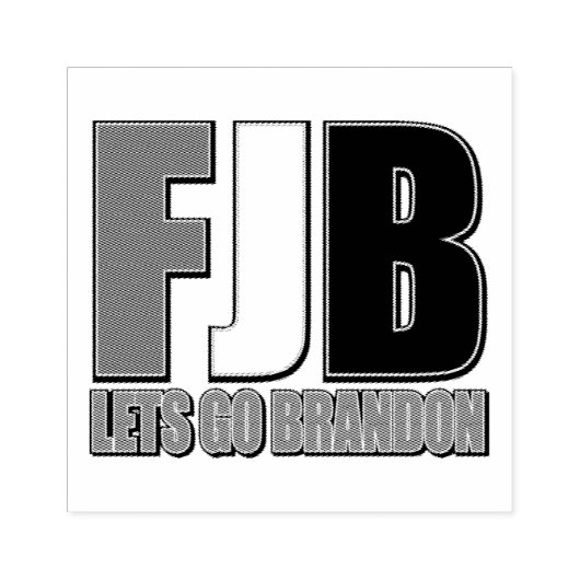 FJB Lets Go Brandon Rubberstempel (Afrduk)